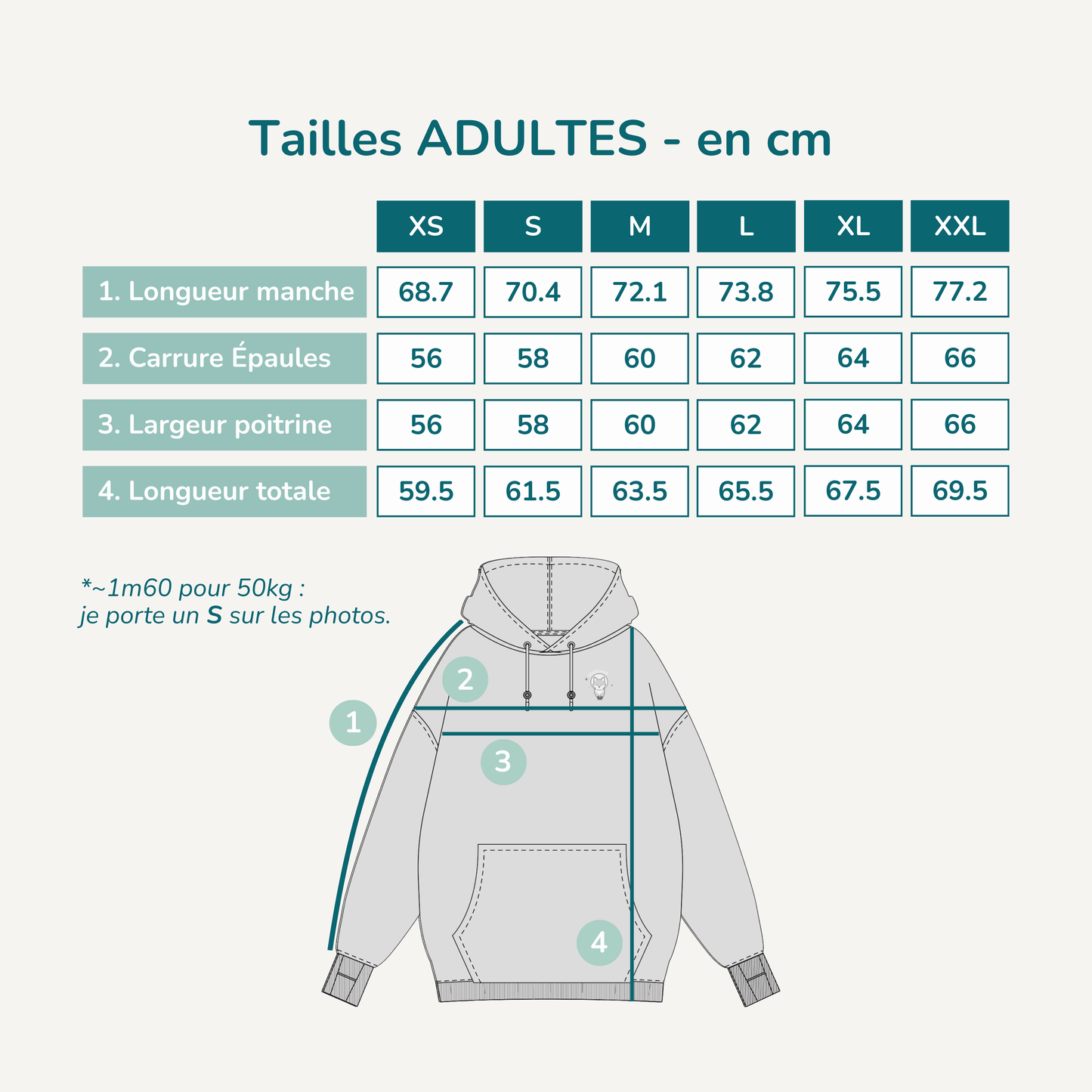Hoodie Antistress - Bleu