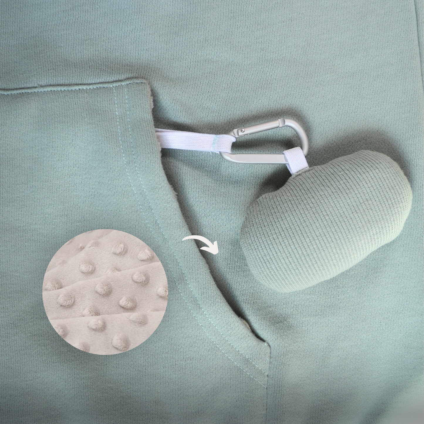 Hoodie Antistress - Sage